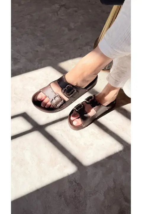 Summer Anatomik Kadın Siyah Terlik